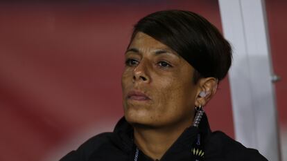 Maribel Domínguez, la extrenadora sub 20 de la selección mexicana femenina, el 7 de febrero de 2020, en California.