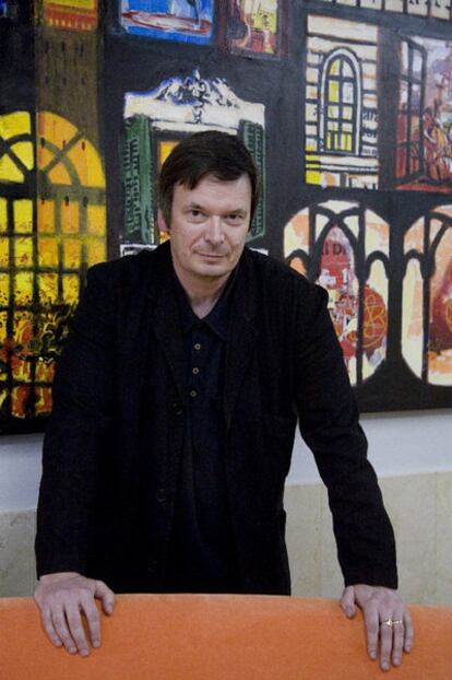 El escritor Ian Rankin, en Barcelona.