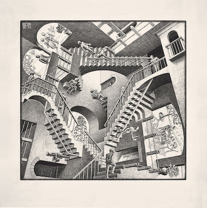 'Casa di scale -Relatività', 1953