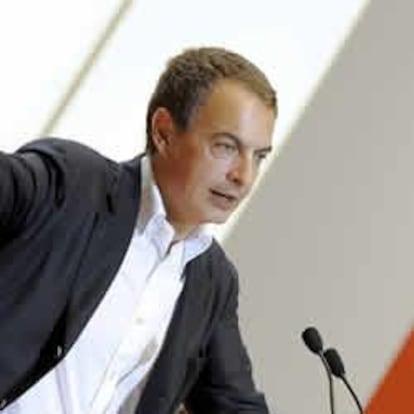 El presidente del Gobierno y secretario general del PSOE, José Luis Rodríguez Zapatero