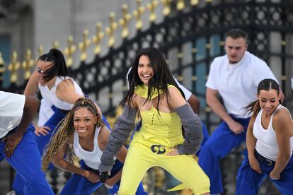 La cantante británica Mabel, el 4 de junio de 2022 en Londres.