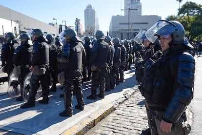 Fuerzas de seguridad en Buenos Aires, Argentina, en una fotografía de archivo.