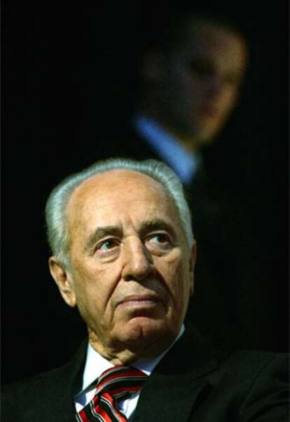 Simón Peres, en un acto ayer en Tel Aviv.