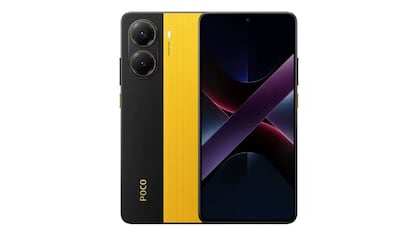 Vista del teléfono Poco X7 Pro.
