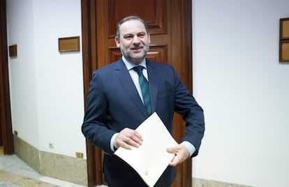 José Luis Ábalos, en el Congreso de los Diputados.