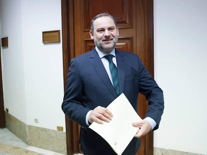 José Luis Ábalos, en el Congreso de los Diputados.