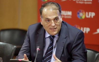 Javier Tebas, presidente de La Liga. 