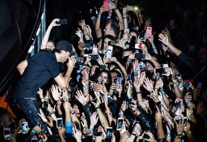Enrique Iglesias, en un concierto en Dubai la semana pasada.