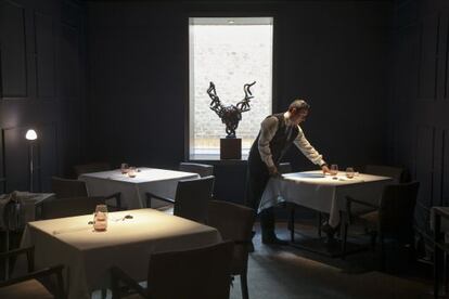 Comedor del restaurante A&G, en Madrid.