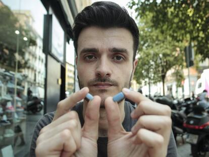 Gabriel S&aacute;nchez, de 29 a&ntilde;os, participa en un ensayo cl&iacute;nico de Truvada. 