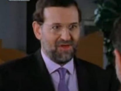 Mariano Rajoy haciendo de Mariano Rajoy en 'Jacinto Durante representante'.