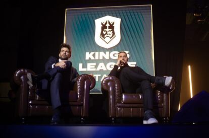 Presentación ayer de los nuevos planes de la Kings League.