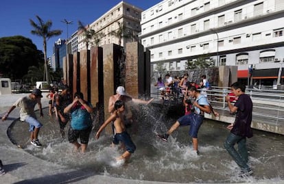 Una fuente de Buenos Aires el 21 de diciembre