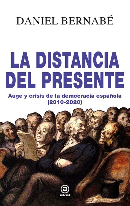 Portada de 'La distancia del presente', de Daniel Bernabé.