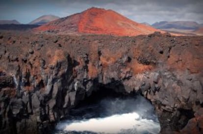 Los Hervideros, en Lanzarote.