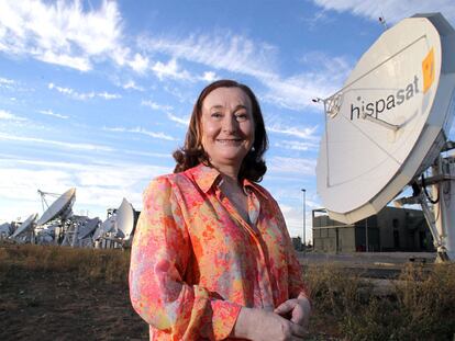 Petra Mateos, presidenta de Hispasat.