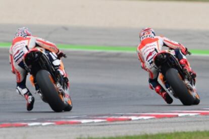 Márquez y Pedrosa.