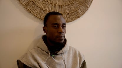 Brice O., nacido en Camerún, superviviente de la tragedia del Tarajal, ocurrida el 6 de febrero de 2014, en la que murieron 15 migrantes que intentaban cruzar a nado de Marruecos a Ceuta.