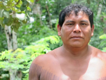 O cacique da aldeia Nãsepotiti, Sinku Panará, foi a primeira criança que nasceu no Xingu. “Quero que vejam que a gente voltou e conseguiu”.