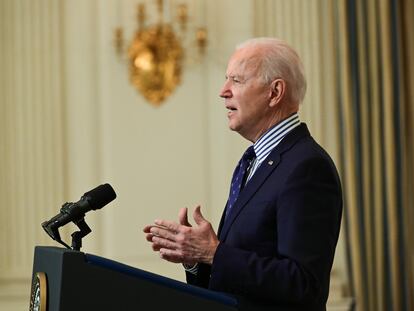 Joe Biden, el pasado sábado en la Casa Blanca.