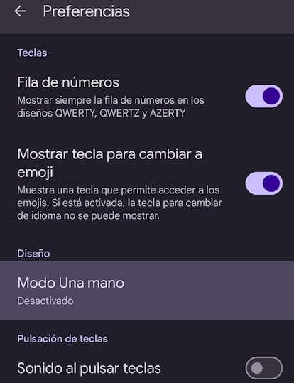 Activar el Modo una mano en Android