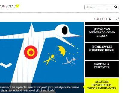 Aspecto de la p&aacute;gina de inicio de la web