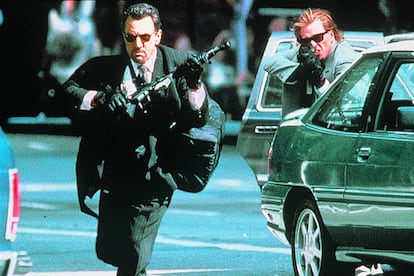 Robert De Niro y Val Kilmer en 'Heat'.
