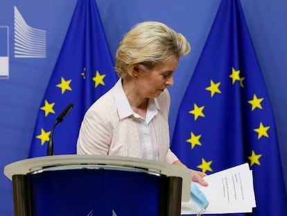 La presidenta de la Comisión Europea, Ursula von der Leyen.