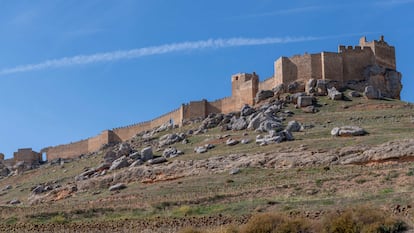 Silueta del castillo de Gormaz, en la provincia de Soria.