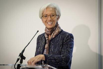 La directora gerente del FMI, Christine Lagarde.