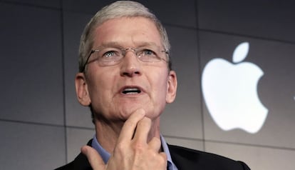 Tim Cook, consejero delegado de Apple, el pasado mes de abril.