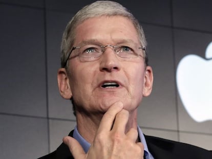 Tim Cook, consejero delegado de Apple, el pasado mes de abril.