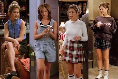 Rachel Green (Friends)

Una encuesta de la web británica Flawless.org ha establecido qué personaje es el mejor vestido en la ficción televisiva (de ahí que en esta lista no encontremos a Valle, icono de estilo de la generación Compañeros). La ganadora, con el 25% de los votos, es el personaje cuya película favorita, de cara a la galería, es La edad de la inocencia, pero que, en realidad, sabe interiormente que su predilecta es Este muerto está muy vivo. Sí, hablamos de Rachel Green, la reina de las minifaldas, los tops con tirante spaguetti y los trajes de animadora para ligarse a un futurible. Digamos que el sujetador no fue su mejor amigo durante toda la serie, pero el personaje que interpretó Jennifer Aniston sigue siendo la reina de las quinielas.