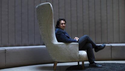 El escritor barcelonés Gonzalo Torné, ayer en Barcelona.