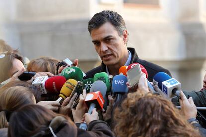 Pedro Sánchez, líder del PSOE.