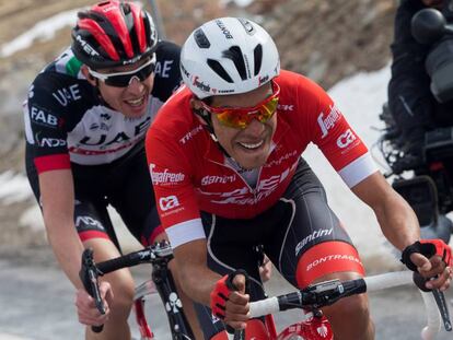  Jarlinson Pantano durante de la etapa de la Volta a Catalunya que ganó en 2018.