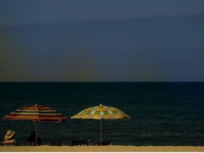 Playa de la Victoria en Cádiz.