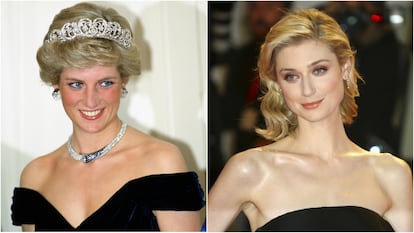 Diana de Gales y Elizabeth Debicki.