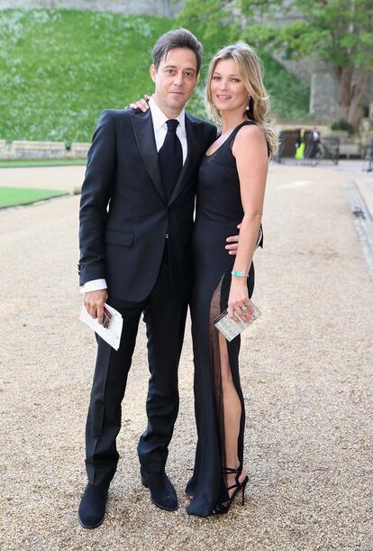 Kate Moss con su marido Jamie Hince.