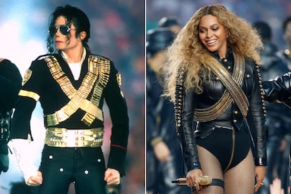 El estilismo de Beyoncé que rinde homenaje a Jackson.