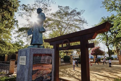 Estatua de Hasekura.