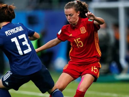 Un momento de la final del Mundial Sub-20 femenino entre España y Japón.