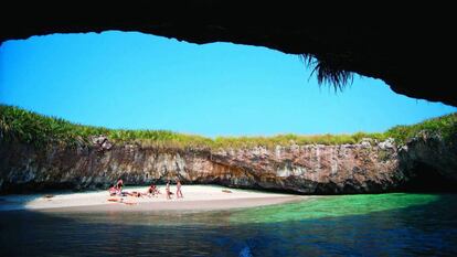 La Playa del Amor en el Pacífico mexicano.