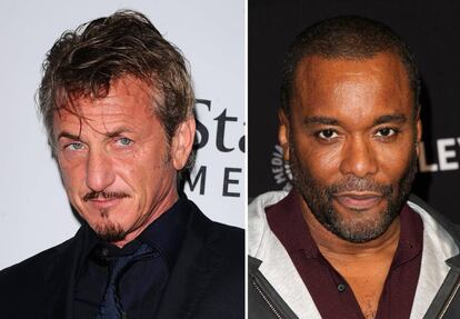 Sean Penn y, a la derecha, Lee Daniels.