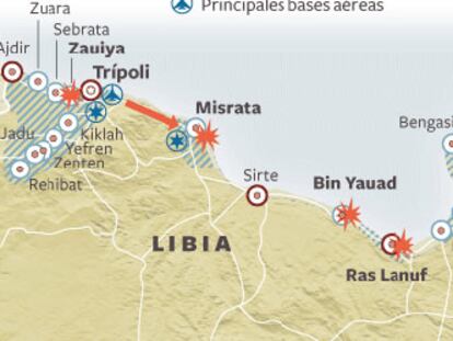 La OTAN vigila Libia las 24 horas del día con aviones espía