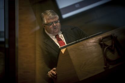 The head of the BIS, Agustín Carstens.