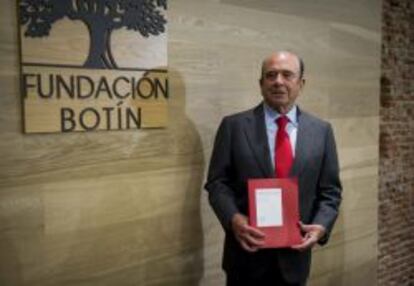 Emilio Bot&iacute;n en la Fundaci&oacute;n Bot&iacute;n