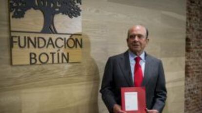 Emilio Bot&iacute;n en la Fundaci&oacute;n Bot&iacute;n