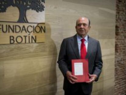 Emilio Bot&iacute;n en la Fundaci&oacute;n Bot&iacute;n