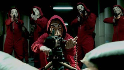 Cena da série espanhola ‘La Casa de Papel’